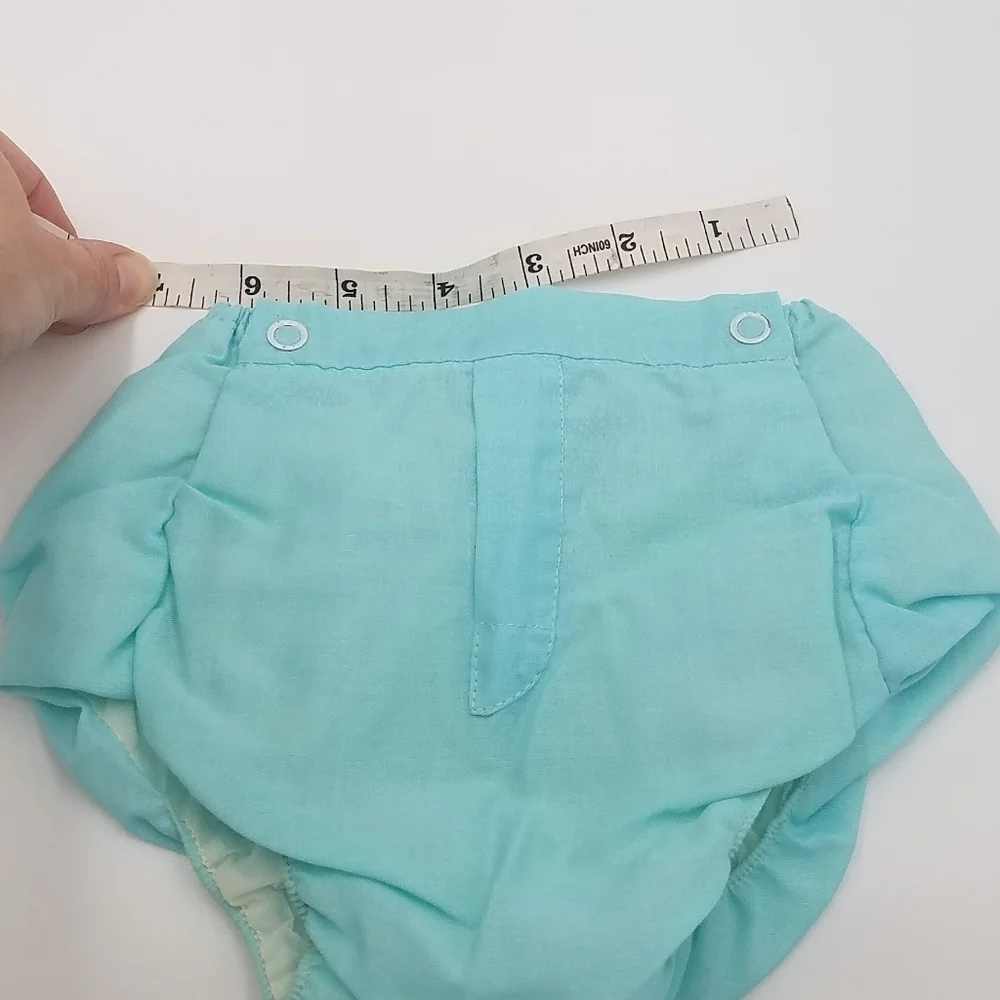 Vintage Handmade Set Boy Dog Shirt Shorts NB